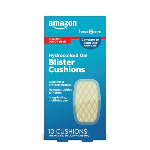 Extreme Hydrocolloid Gel Blister Cushion Bandages, Self-Adhesive, Reduces Rubbing & Friction, Long-Lasting Multi-Day Use, 1.65 in x 2.67 in, 10 ct - görsel 6