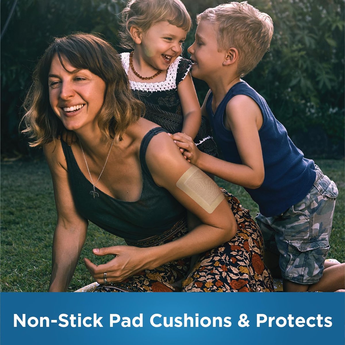 Sheer Adhesive Pad Bandages for Minor Cuts, Scrapes and Wounds, Extra Large 3 x 4 in, Non-Stick Pad, 30 Count - görsel 3