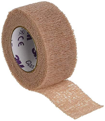 3M Coban Self-Adherent Wrap 1 Inch x 5 Yards, Tan, Pack of 5 Rolls - görsel 2