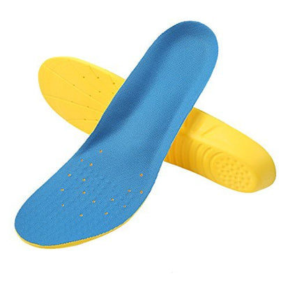 Basmile Shoe Insoles, Orthotic Insoles, Memory Foam Insoles Providing Great Shock Absorption and Cushion, Best Insoles for Men and Women for Everyday Use (L)