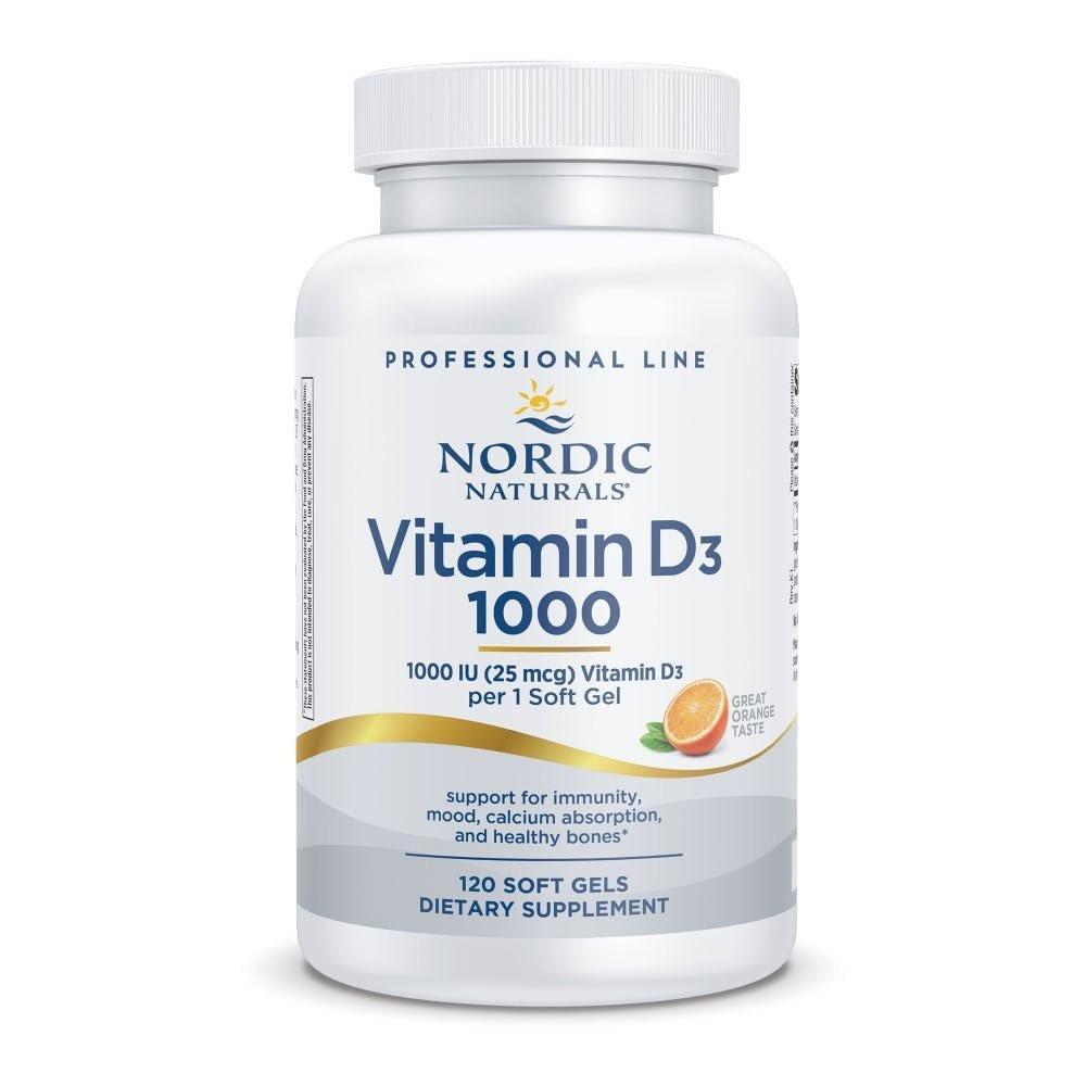 Nordic Naturals Pro Vitamin D3 1000, Orange - 120 Mini Soft Gels - 1000 IU Vitamin D3 - Supports Healthy Bones, Mood & Immune System Function - Non-GMO - 120 Servings - görsel 12
