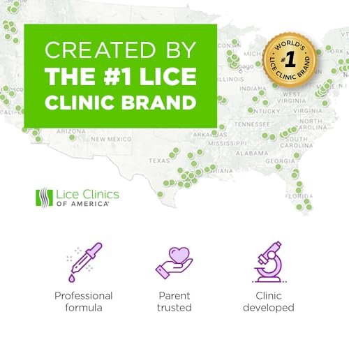 Lice Clinics of America Daily Lice Prevention Conditioning Spray – Repel Lice with 100% Natural Essential Oil, 8 Fl Oz - görsel 12