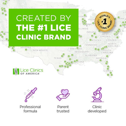 Lice Clinics of America Daily Lice Prevention Conditioning Spray – Repel Lice with 100% Natural Essential Oil, 8 Fl Oz
