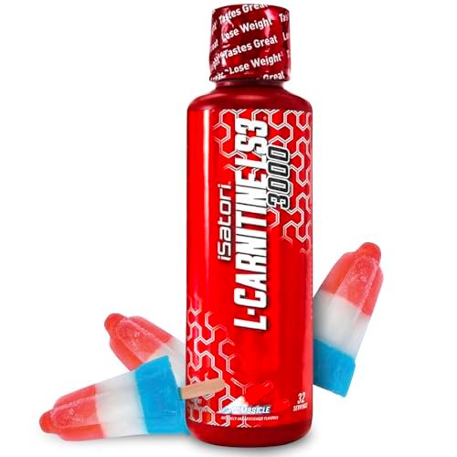 iSatori L-Carnitine LS3 3000, Liquid L-Carnitine with Acetyl L-Carnitine, L-Carnitine L-Tartrate, Stimulant Free Pre Workout, Low Calories, Sugar, Gluten, Keto-Friendly, Bombsicle Flavor (32 Servings) - görsel 9