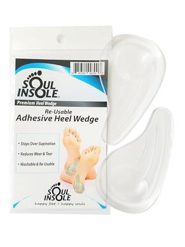 Heel Wedge for Over-Supination/Over-Pronation Re-Usable Adhesive Soul Insole - görsel 11
