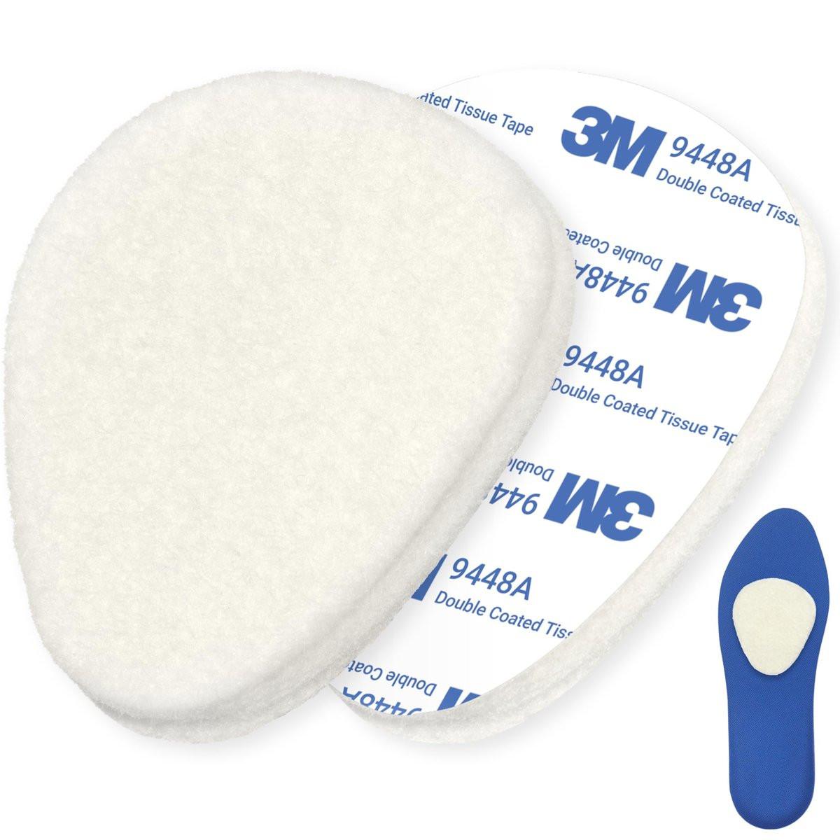 12-Pack Metatarsal Foot Pads for Pain Relief - 1/4” Thick, Ball of Foot Cushions for Women and Men, Forefoot and Sole Support, Metatarsalgia Mortons Neuroma. Metatarsal Pads Ball of Foot Cushions. - görsel 3
