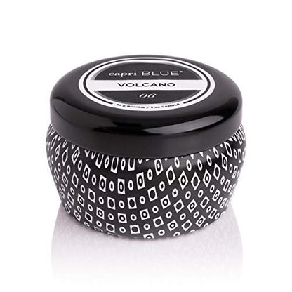 Capri Blue Volcano Scented Mini Tin Jar – Versatile Decor: The minimalist black tin complements any decor style, – Image 5