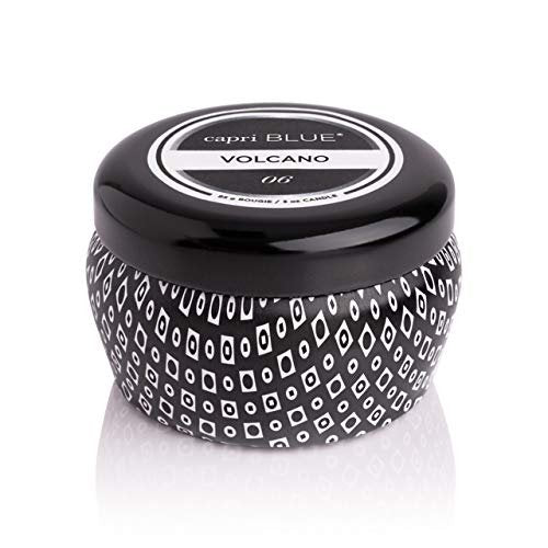 Capri Blue Volcano Scented Mini Tin Jar – Portable Mini Tin: The compact 3 oz size and sturdy black tin make it – Image 14