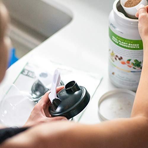 Shaker Bottle Replacement Lid Cap Top - Upgraded 2025 Version - Leak Proof & Compatible with One Brand Only (Initials of Brand are ‘BB’) - Flat & Round Base Bottles (3 Pack) - görsel 5