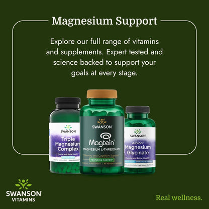 Swanson Triple Magnesium Complex - 100 Capsules, 400mg Each