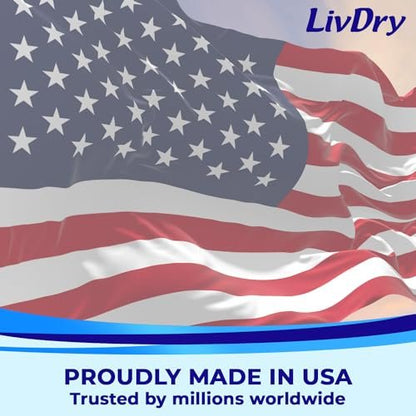 LivDry Adult XXL Incontinence Underwear, – Leak Protection: Elastic leg cuffs and a secure waistband provide a – Image 14