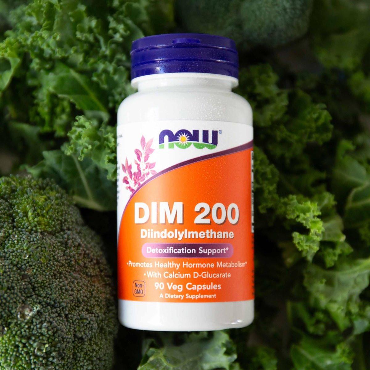 NOW Foods Supplements, DIM 200 (Diindolylmethane) with Calcium D-Glucarate, 90 Veg Capsules - görsel 5
