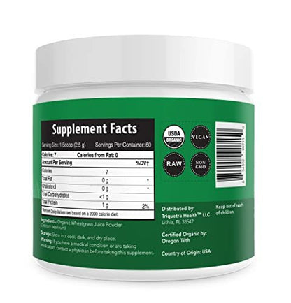 Organic Wheatgrass Juice Powder - Organic, – Organic & Pure: Certified organic wheatgrass, free from pesticides, – Image 13