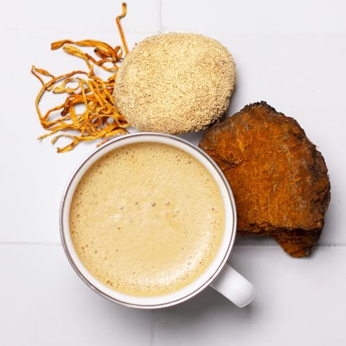 Laird Superfood Organic Performance Mushroom Blend with Chaga, Cordyceps, Lion's Mane and Maitake for Energy and Cognition, 3.17 oz. Bag, Pack of 1 - görsel 7