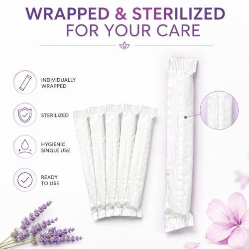 Seroflora Disposable Vaginal Cream Applicators - Fits Premarin, Estrace, Preseed and Most OTC Gels, Lubricants, and Creams - Threaded End, Comfort Tip, and Dosage Markings (30 Pack) Made in USA - görsel 3