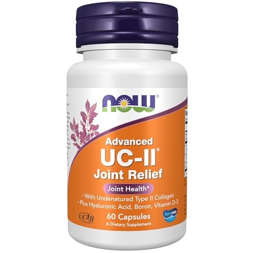 NOW Supplements, UC-II Advanced Joint Relief with Undenatured Type II Collagen, plus Hyaluronic Acid, Boron, Vitamin D-3, 60 Veg Capsules - görsel 2