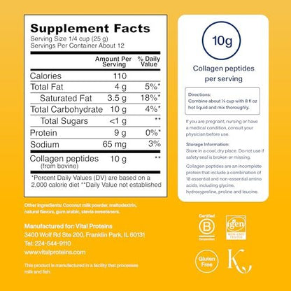 Vital Proteins Collagen Peptides Powder - – Size: 12 Servings (Pack of 1) – Image 8