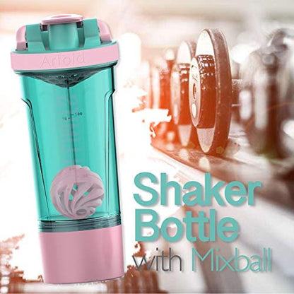 Artoid Mode Inspirational Fitness Workout – Includes: Shaker bottle with lid, mixing grids, shaker ball, and – Image 12