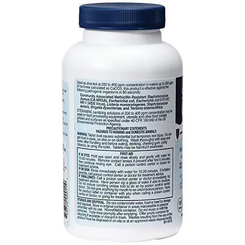 Steramine Sanitizing Tablets, Sanitize Food – Convenient Tablets: Pre-measured tablets eliminate guesswork and – Image 3