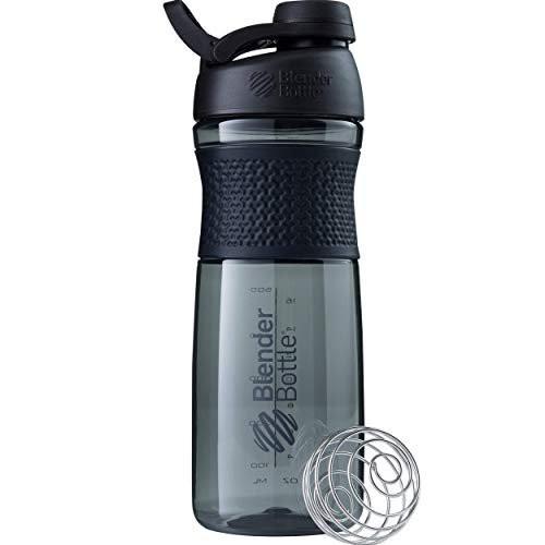 BlenderBottle SportMixer Shaker Bottle – 28 oz, Black, Perfect for Protein Shakes and Pre Workout - görsel 2