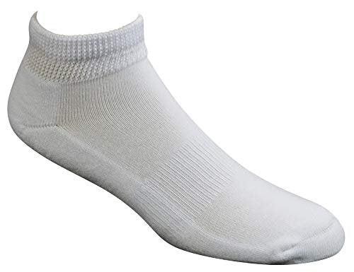 Yomandamor Mens Cotton Diabetic Low Cut Socks with Seamless Toe, 5 Pairs - görsel 3