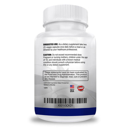 Premium Magnesium Glycinate 425mg - 180 Vegan Capsules - Helps with Stress Relief, Sleep, Muscle Cramps & Healthy Heart