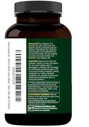 NatureBell St. John’s Wort Extract, 240 – Form: Capsule – Image 6