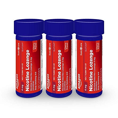 Nicotine Polacrilex Lozenge, 4 mg, Cherry – Flexible Dosing: Use one lozenge every 1-2 hours as needed, with a – Image 15