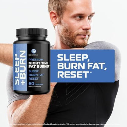 Night Time Fat Burner to Shred While You Sleep | Belly Fat Burner, Carb Blocker & Weight Loss Support Supplements | Lose Weight, Support Metabolism & Fall Asleep Fast | 60 Nighttime Diet Pills