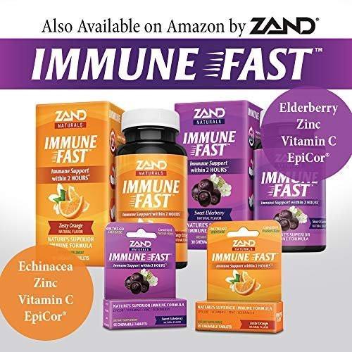 ZAND Elderberry Zinc Immunity Gummies with Vitamin C, Year-Round Immune Support for Children & Adults, 60 Count - görsel 6