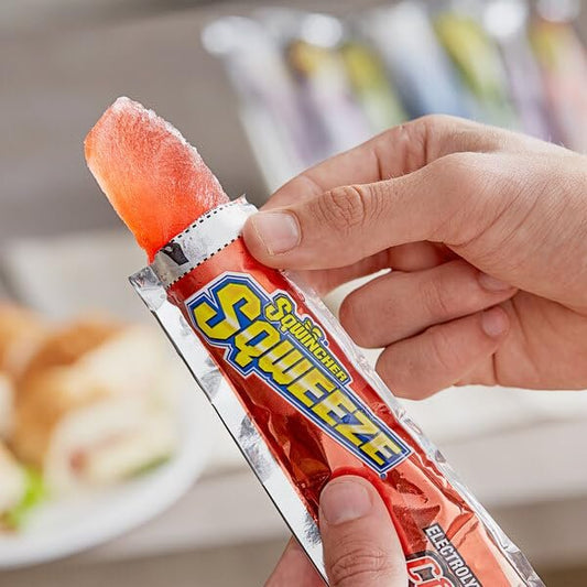Sqwincher Sqweeze Electrolyte Replenishing Freeze Pops, Assorted Flavors, 10 per Pack