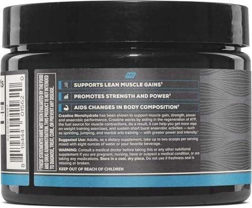 ONNIT Creatine Monohydrate Powder, IGEN Non-GMO Tested 5g Premium Creatine for Muscle Strength, Power and Lean Mass, Supports Brain Health, Brain Cellular Energy, Unflavored, 30 Servings, 5.29 oz - görsel 16