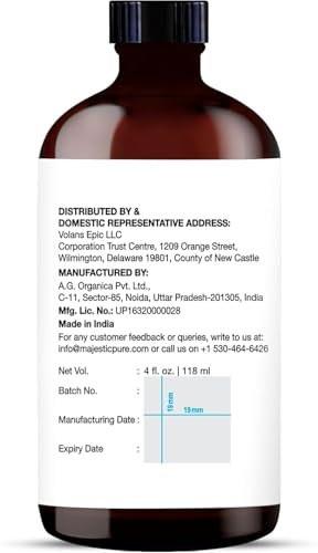 Majestic Pure Tea Tree Essential Oil - 100% Pure and Natural - 4 Fl Oz with Glass Dropper - görsel 1