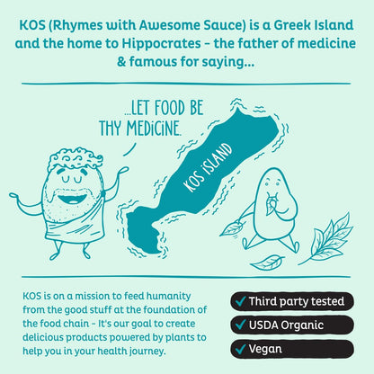 KOS Organic Spirulina Powder - USDA – 109 Servings per Container: Each 13.5-ounce bag provides over three months – Image 2