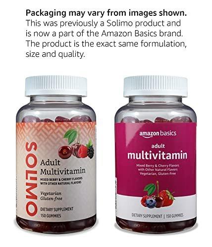 Adult Multivitamin Gummies, Mixed Berry & Cherry Flavors, 150 Count, 75-Day Supply - görsel 6