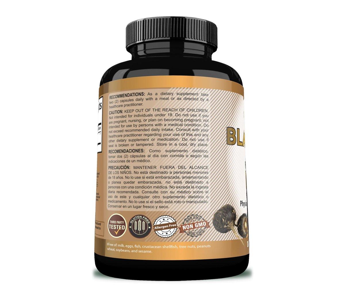 Organic Black Maca 1,900 mg per Serving Natural Energy Booster Peruvian Maca for Men & Women 120 Capsules - görsel 11