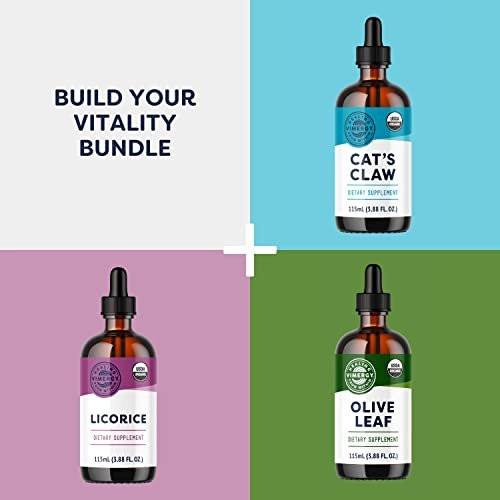 Vimergy USDA Organic Lemon Balm Tincture Herbal Supplement – Can be Used in Tea - Non-GMO, Alcohol-Free – 30 mL (1 mL/Serving) - görsel 4