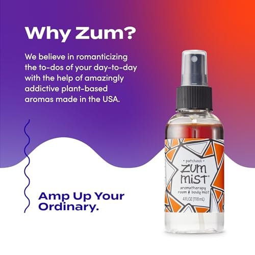 Indigo Wild Zum Mist Room & Body Spray - Aromatherapy Essential Oil Spray - Natural Body Mist & Room Spray - Patchouli Scent - 4 fl oz (2 Pack) - görsel 11