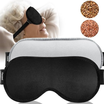 Heated Eye Mask (2-Packs), Moist Warm – Luxurious Gold Velvet Material: The soft, plush velvet exterior feels – Image 14