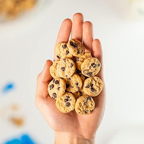 HighKey Keto Chocolate Chip Mini Cookies - Gluten Free Sugar Free Cookies Keto Snack Low Carb Snacks Healthy Protein Diabetic Dessert Food Low Sugar Treat Diet Friendly Sweets 3 Pack + Arcade - görsel 1