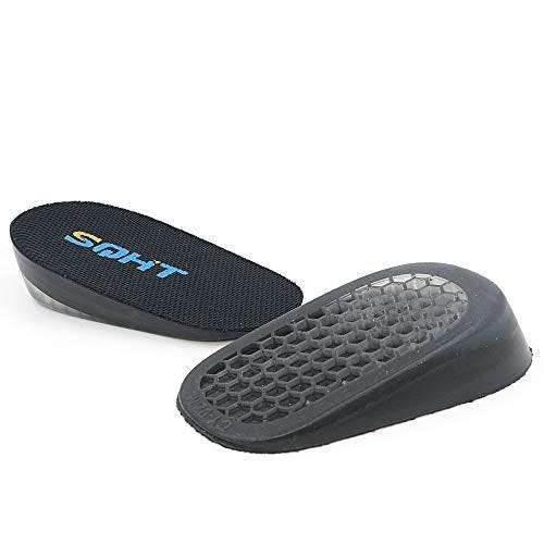 SQHT's Height Increase Insole - Gel Heel Shoe Lift Inserts, Achilles Tendon Cushion for Men and Women (Large (1" Height)) - görsel 3