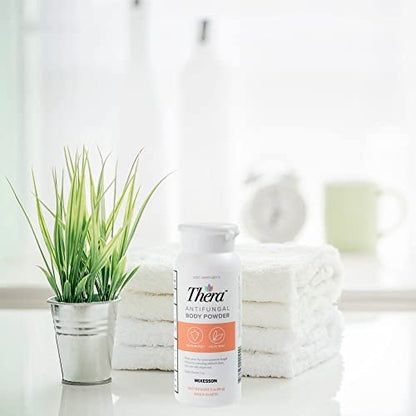 Thera Antifungal Body Powder, 2% Strength - Relief for Athlete's Foot, Jock Itch, Ringworm - 3 oz