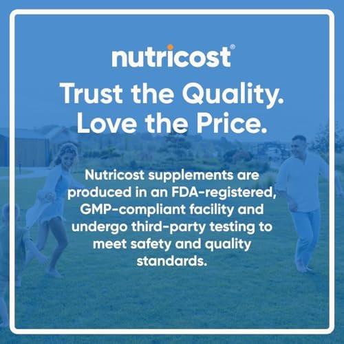 Nutricost Vitamin D3 + K2 (5000 IU D3 / 100mcg MK7), 120 Softgels – Gluten-Free & Non-GMO - görsel 1