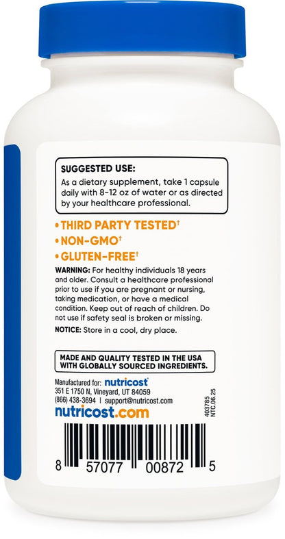 Nutricost St John’s Wort Capsules (500mg) 120 Capsules - Vegetarian, Gluten Free and Non-GMO