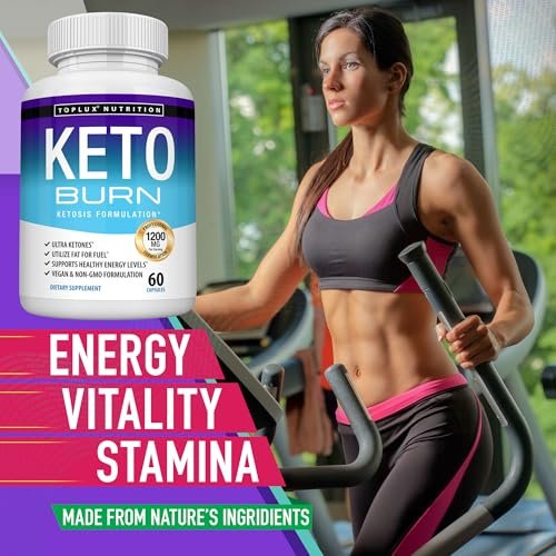 Toplux Keto Burn Pills Ketosis Weight Loss - 1200 Mg Ultra Advanced Natural Ketogenic Fat Burner Using Ketone Diet for Men Women 60 Capsules Supplement - görsel 13