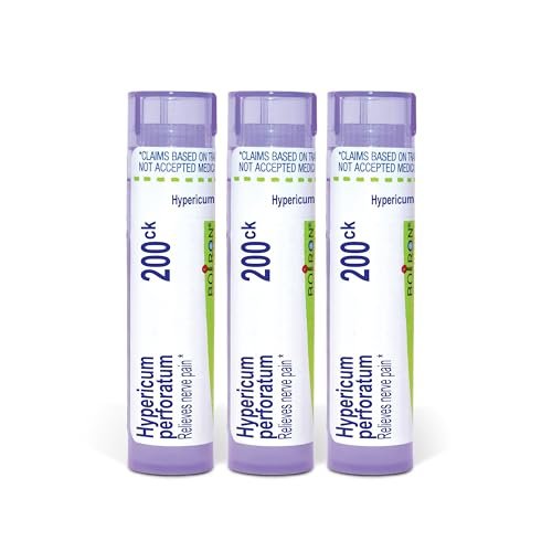 Boiron Hypericum Perforatum 200Ck Homeopathic Medicine for Nerve Pain - Pack of 3 (240 Pellets) - görsel 1