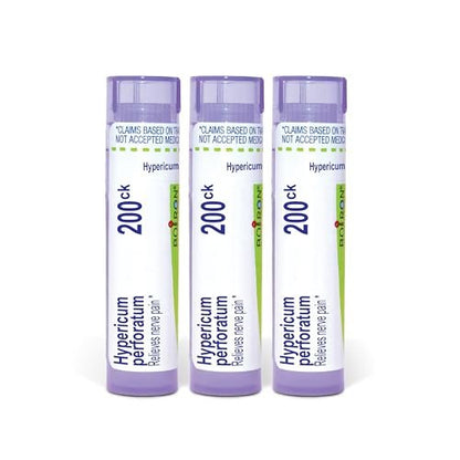 Boiron Hypericum Perforatum 200Ck Homeopathic Medicine for Nerve Pain - Pack of 3 (240 Pellets)