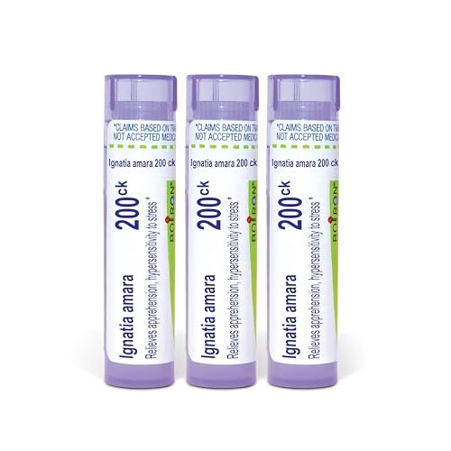 Boiron Ignatia Amara 200ck Homeopathic Medicine for Apprehension, Hypersensitivity to Stress - Pack of 3 (240 Pellets) - görsel 2
