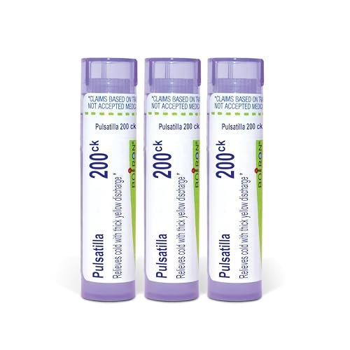Boiron Pulsatilla 200ck Homeopathic Medicine for Cold with Thick, Yellow Discharge - Pack of 3 (240 Pellets) - görsel 2