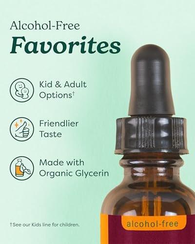 Herb Pharm Ashwagandha, Alcohol Free: Liquid Extract, USDA Organic | Traditional Stress Support Supplement, Ashwagandha Root Glycerite, Tasty Adaptogen Extract for Adults | Up to 6 Week Supply, 2 oz